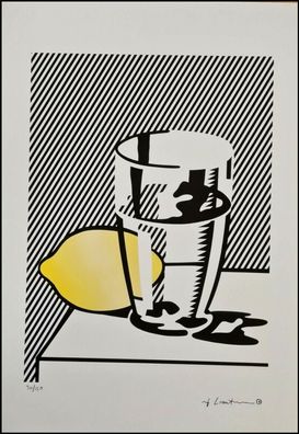 ROY Lichtenstein * Still Life with Lemon * signed lithograph * limited # 30/150