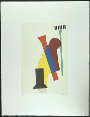 MAN RAY * Concrete Mixer from * 50 x 65 cm * signed lithograph * limited # 90/150