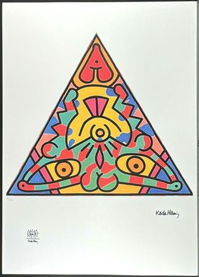 KEITH HARING * Untitled * signed lithograph * limited # 70/150