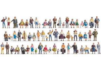 NOCH 37070 Mega-Spar-Set Figuren 60 Figuren, ohne Bänke