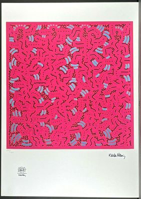 KEITH HARING * Untitled * signed lithograph * limited # 133/150