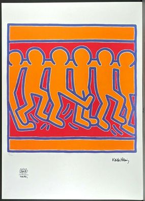 KEITH HARING * Untitled * signed lithograph * limited # 93/150