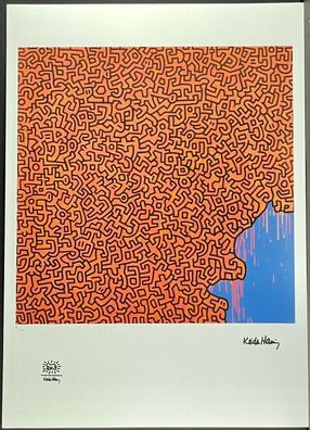 KEITH HARING * Untitled * signed lithograph * limited # 6/150