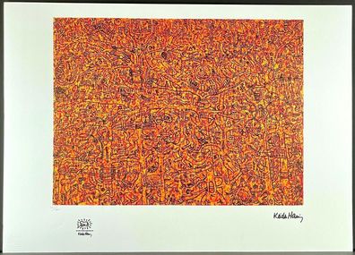 KEITH HARING * Untitled * signed lithograph * limited # 10/150
