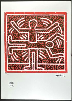 KEITH HARING * Untitled * signed lithograph * limited # 105/150