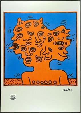KEITH HARING * Untitled * signed lithograph * limited # 52/150