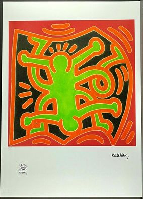 KEITH HARING * Untitled * signed lithograph * limited # 57/150