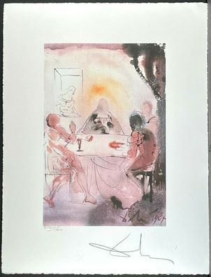 Salvador DALI * And they knew him...* 50 x 65 cm * signed lithograph * limited