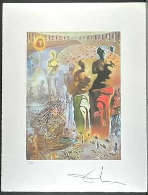 Salvador DALI * The hallucinogenic...* 50 x 65 cm * signed lithograph * limited