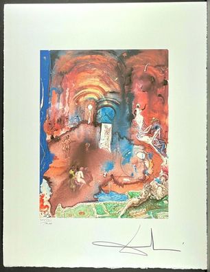 Salvador DALI * The 1001 Nights * 50 x 65 cm * signed lithograph * limited