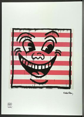 KEITH HARING * Untitled * signed lithograph * limited # 36/150 (Gr. 50 cm x 70 xm)