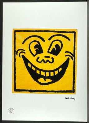 KEITH HARING * Untitled * signed lithograph * limited # 42/150 (Gr. 50 cm x 70 xm)