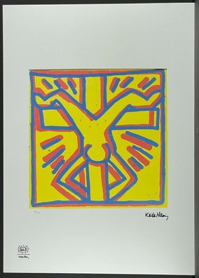 KEITH HARING * Untitled * signed lithograph * limited # 14/150 (Gr. 50 cm x 70 xm)
