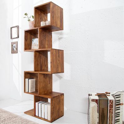 cagü: XL Design Regal Bücherregal (AGRA] aus Sheesham MASSIV HOLZ 150cm x 50cm, NEU!