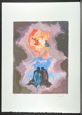Salvador DALI * Divine Comedy * 70 x 50 cm * signed lithograph * limited # 25/500