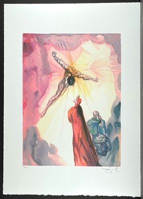 Salvador DALI * Divine Comedy * 70 x 50 cm * signed lithograph * limited # 121/500