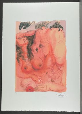 Salvador DALI * Divine Comedy * 70 x 50 cm * signed lithograph * limited # 10/500
