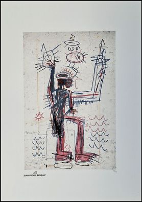 JEAN-MICHEL Basquiat * Untitled * 70x50 cm * Lithografie * limitiert # 92/100