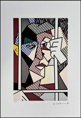 ROY Lichtenstein * The Prisoner * signed lithograph * limited # 63/150
