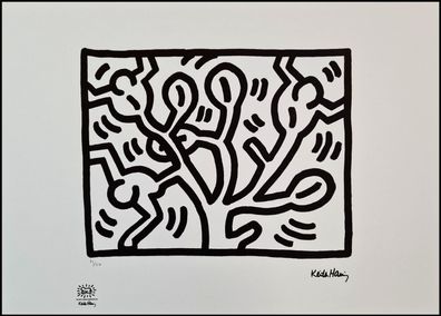 KEITH HARING * Untitled * signed lithograph * limited # 75/150 (Gr. 50 cm x 70 xm)