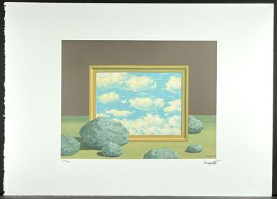 RENÉ Magritte * The big Tide * 50 x 70 cm * signed lithograph * limited