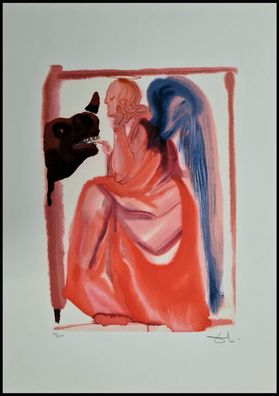 Salvador DALI * Divine Comedy * 70 x 50 cm * signed lithograph * limited # 79/500