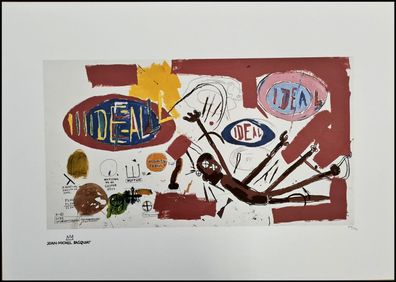 JEAN-MICHEL Basquiat * Victor 25448 * 70x50 cm * Lithografie * limitiert # 44/100