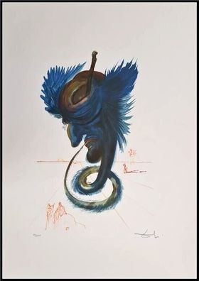 Salvador DALI * Divine Comedy * 70 x 50 cm * signed lithograph * limited # 110/500
