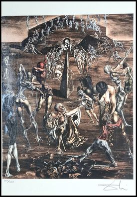 Salvador DALI * Resurrection * 50 x 35 cm * signed lithograph * limited # 100/350
