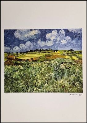 Vincent VAN GOGH * Plain near Auvers * 50 x 70 cm * lithograph * limited # 88/250