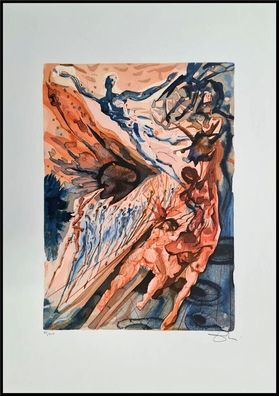 Salvador DALI * Divine Comedy * 70 x 50 cm * signed lithograph * limited # 46/500