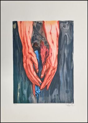 Salvador DALI * Divine Comedy * 70 x 50 cm * signed lithograph * limited # 113/500