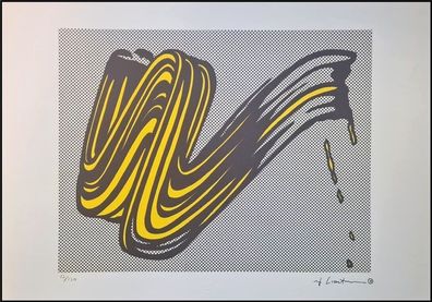 ROY Lichtenstein * Brushstroke * signed lithograph * limited # 15/150