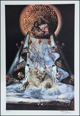 Salvador DALI * The Virgin of..* 50 x 35 cm * signed lithograph * limited # 151/350