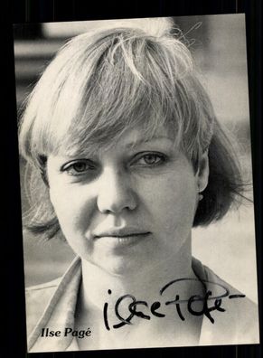 Ilse Page Autogrammkarte Original Signiert # BC 200329