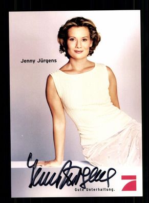 Jenny Jürgens PRO 7 Autogrammkarte Original Signiert # BC 200337