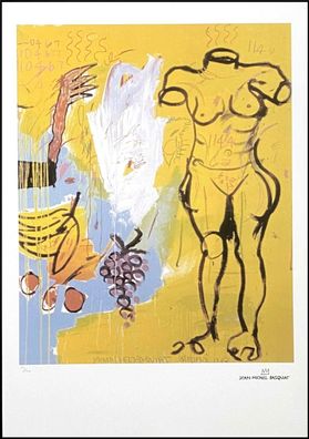 JEAN-MICHEL Basquiat * Untitled * 70x50 cm * Lithografie * limitiert # 51/100