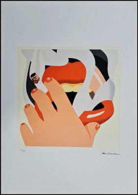 TOM Wesselmann * Smoker * 50 x 70 cm * lithograph * limited # 316/450