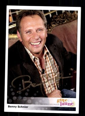 Benny Schnier Gute Laune TV Autogrammkarte Original Signiert # BC 200756