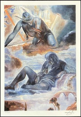 Salvador DALI * Mercury and.. * 50 x 35 cm * signed lithograph * limited # 10/350