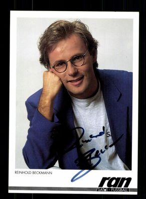 Reinhold Beckmann RAN Autogrammkarte Original Signiert # BC 200774