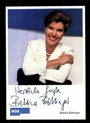 Bettina Böttinger NDR Autogrammkarte Original Signiert # BC 200797