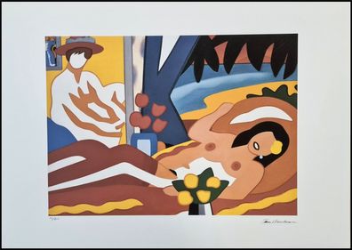 TOM Wesselmann * Sunset Nude....* 50 x 70 cm * lithograph * limited # 12/450