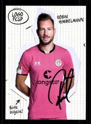 Robin Himmelmann Autogrammkarte FC ST. Pauli 2019-20 Original Signiert