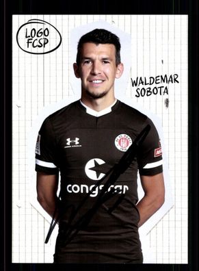 Waldemar Sobota Autogrammkarte FC ST. Pauli 2019-20 Original Signiert