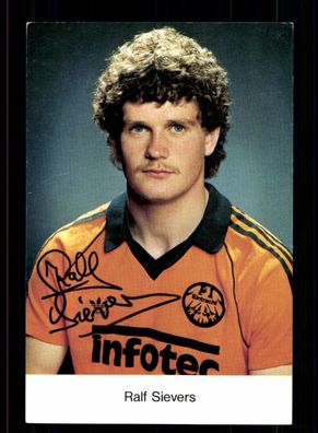 Ralf Sievers Autogrammkarte Eintracht Frankfurt 1982-83 Original Signiert + 3