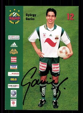 György Garics Autogrammkarte Rapid Wien 2002-03 Original Signiert