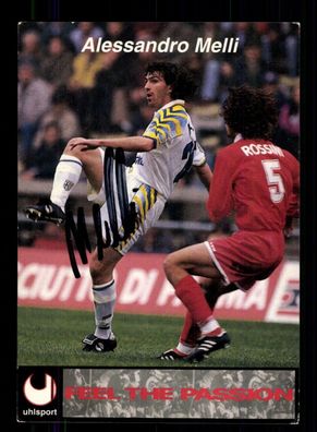 Alessandro Melli Autogrammkarte AC Parma Original Signiert