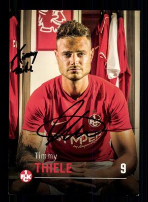 Timmy Thiele Autogrammkarte 1 FC Kaiserslautern 2019-20 Original Signiert