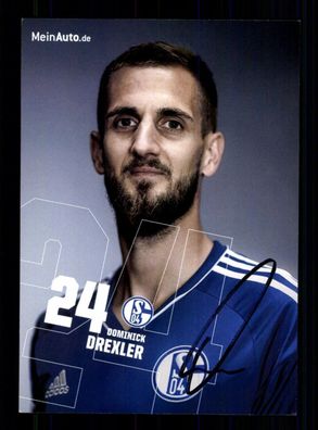 Dominik Drexler Autogrammkarte FC Schalke 04 2022-23 Original Signiert